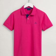 Gant Contrast Collar Piqué Polo Shirt