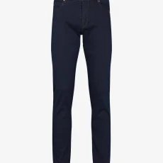 Sand suede touch denim jeans