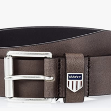 Gant shield leather belt