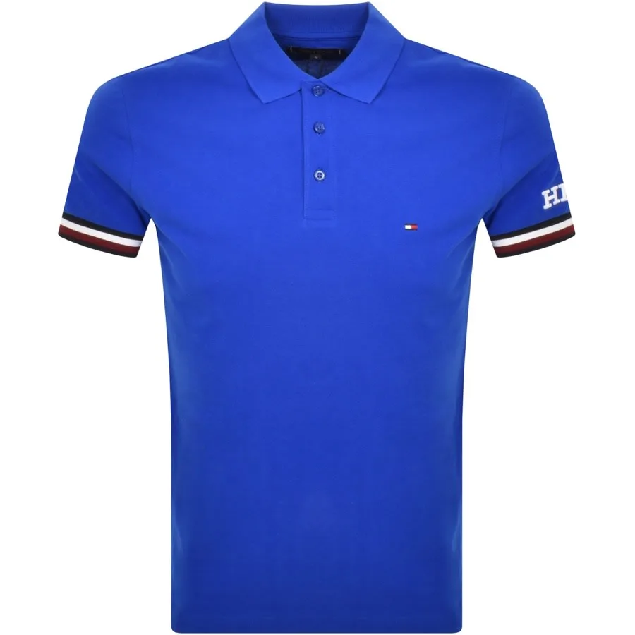 Tommy hilfiger monotype cuff polo