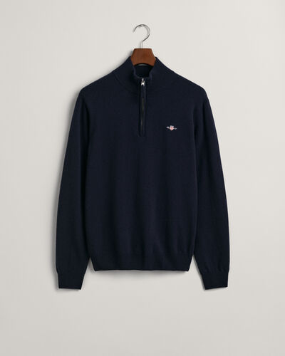 gant superfine lambswool half zip