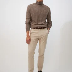 Sand roll neck