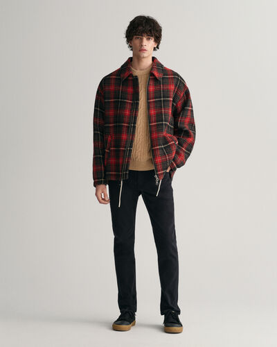 Gant lambswool cable crew neck - Image 2