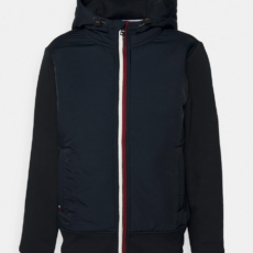 Tommy hilfiger mix media zip thru jacket