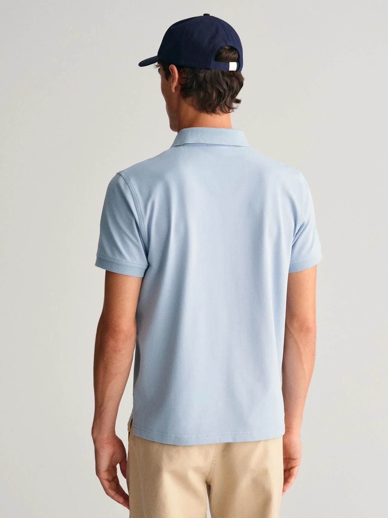 Gant contrast collar pique polo shirt - Image 3