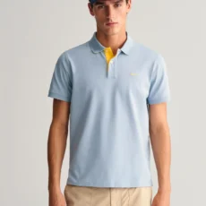 Gant contrast collar pique polo shirt