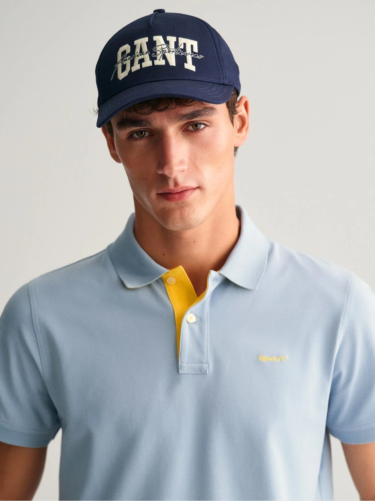Gant contrast collar pique polo shirt - Image 2