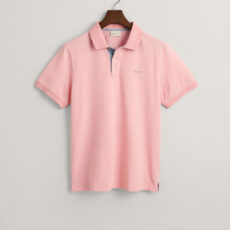 Gant contrast collar pique polo shirt