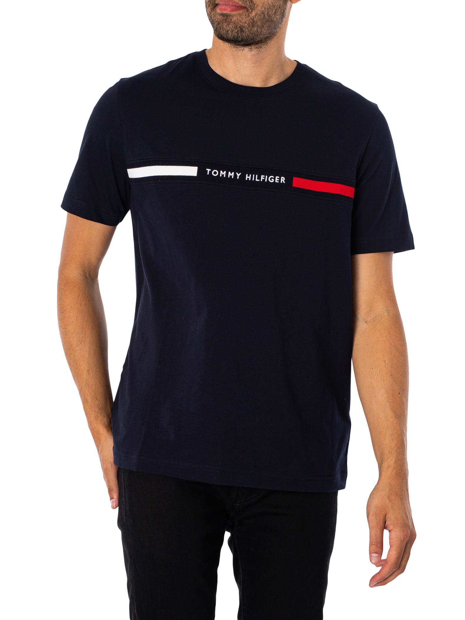 Tommy hilfiger chest insert tee