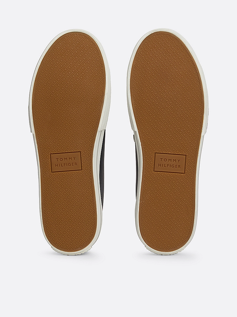 Tommy hilfiger monogram leather trainers - Image 4
