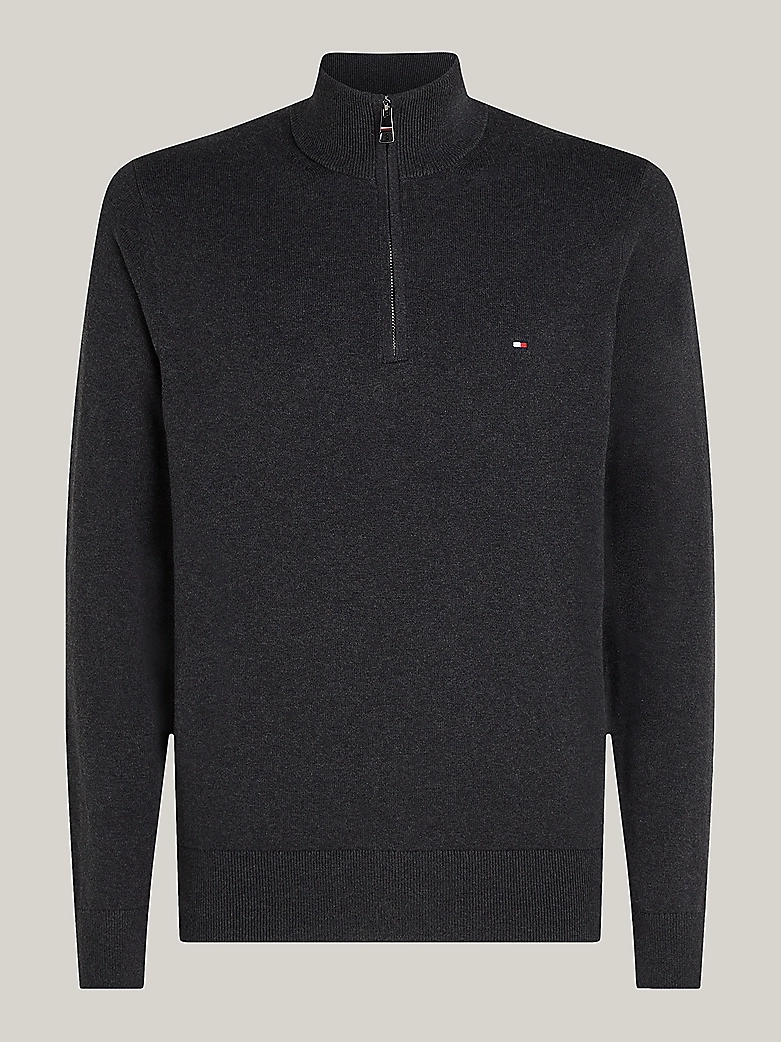 Tommy hilfiger cashmere half zip mock neck - Image 2