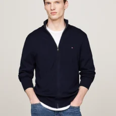 Tommy hilfiger cashmere zip thru