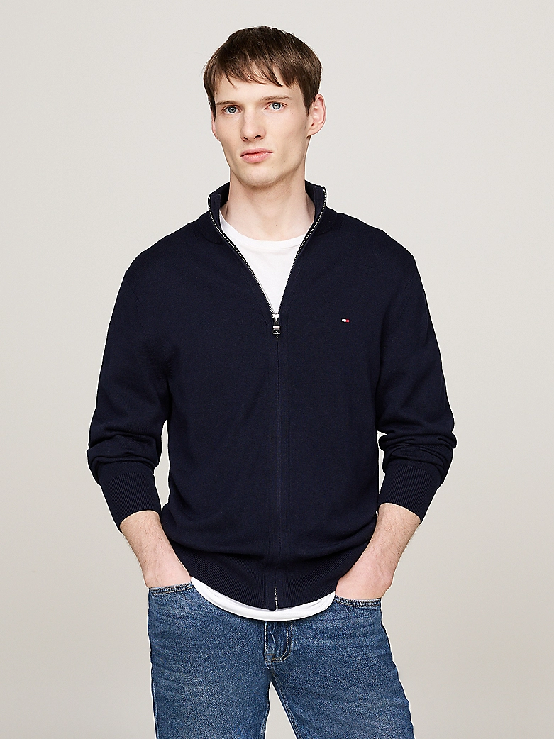 Tommy hilfiger cashmere zip thru