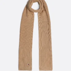 Tommy Hilfiger Beige Essential Flag Scarf