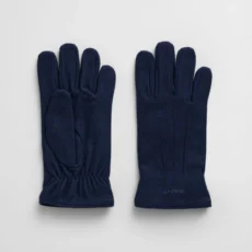 Gant navy classic Suede Gloves