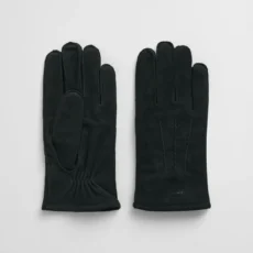 Gant Black Classic Suede Gloves