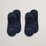Gant 2 pack Marine invisible socks