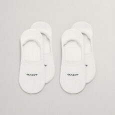 Gant 2 pack of white invisible socks
