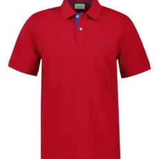 Gant contrast collar piqué polo shirt