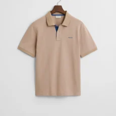Gant contrast collar piqué polo shirt