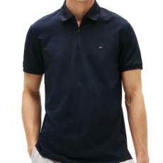 Tommy hilfiger zip polo shirt