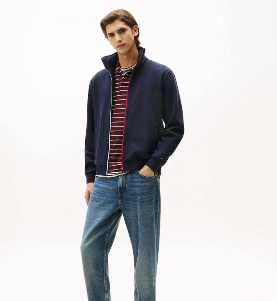 Tommy hilfiger global stripe zip through - Image 2