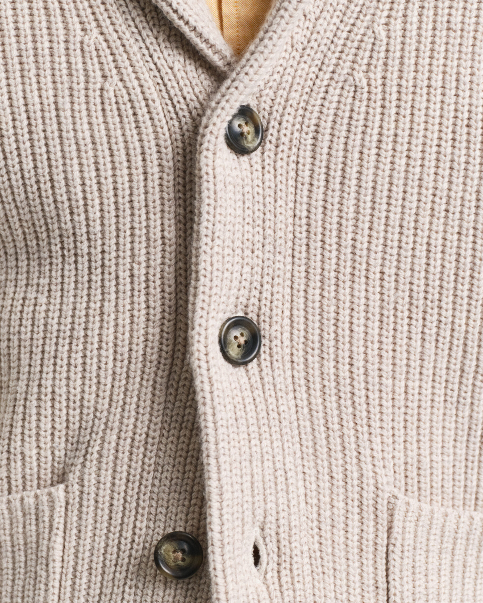 Gant wool blend shawl collar cardigan - Image 3