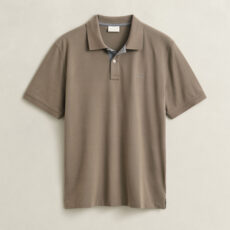 Gant contrast collar piqué polo shirt