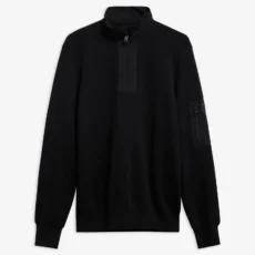 Barbour inline half zip jumper