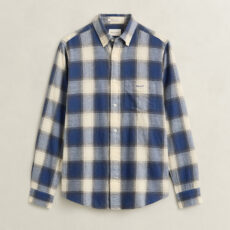 Gant checked windblown flannel shirt