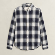 Gant checked windblown flannel shirt
